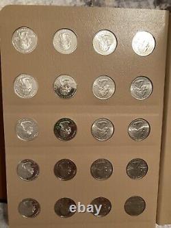 2004-2008 Washington Statehood Quarters with Proofs 8144 Dansco Album 100 Coins