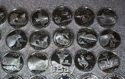 2004 2009 Silver State Quarter Gem Proof $10 Roll 40 Coins Washington Bullion