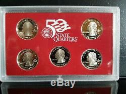 2004 2009 State Quarters SILVER Proof Set Run with Original Boxes & COAs