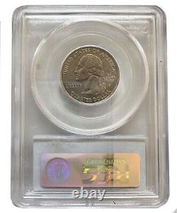 2004-D 25C Wisconsin State Extra LEAF LOW Washington Quarter PCGS MS64 Coin 109