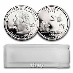 2004-S Florida Statehood Quarter 40-Coin Roll Proof (Silver) SKU#40861