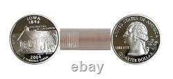 2004-S Iowa Silver Proof Statehood Quarters 40 Coin Roll