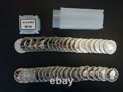 2004-S Michigan Silver Proof Statehood Quarters 40 Coin Roll