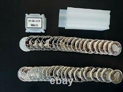 2004-S Michigan Silver Proof Statehood Quarters 40 Coin Roll