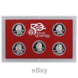 2004 S Proof State Quarter Set 10 Pack 90% Silver No Boxes or COAs 50 Coins