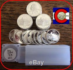 2004-S Silver Proof Iowa Quarters Roll (40 coins) - from proof sets