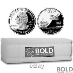 2004-S Silver Proof State Quarter Roll (40 Coins) FLORIDA