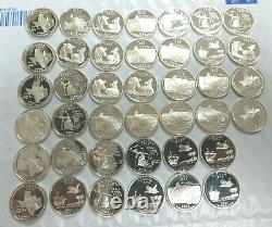 2004 S StateHood Quarter Roll 90% Silver Proof 40 US Coins