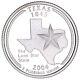 2004-S Texas Silver Proof Quarter roll 40 GEM coins tube $10 Face Value