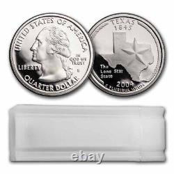 2004-S Texas Statehood Quarter 40-Coin Roll Proof (Silver) SKU#40862