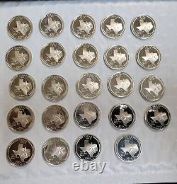 2004-S Texas Statehood Silver Quarter DCAM Proof Lot of 16 Coins B26