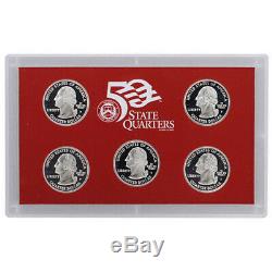 2004 Silver Proof set 10 Pack Kennedy, State quarters (OGP) 110 coins