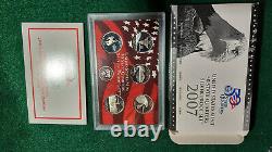 2005, 2006, 2007 and 2008 State Quarters Silver Proof Sets, Free Shipping