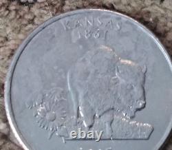 2005 Kansas Quarter P Mint Mark Errors See Pictures