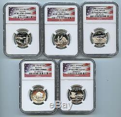 2005 S 5 Silver State Quarter PCGS PF70 Graded UCAM Proof Coin 25 Cent Set