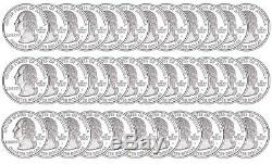 2005-S California Silver Proof Quarter roll 40 GEM coins tube $10 Face Value