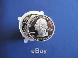 2005-S California Silver Statehood Quarter Gem DCAM Proof roll of 40 Coins