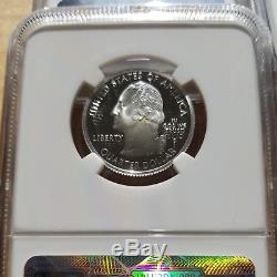 2005 S Silver Proof State Quarter NGC PF70 UCAM Set of 5 CA KS MN OR WV 25C