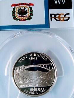2005-S Silver Washington Quarters (4 Coin Set) PCGS PR70DCAM