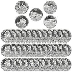 2005 S State Quarter Roll Gem DCam 90% Silver Proof 40 US Coins