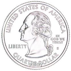 2005-S West Virginia Silver Proof Quarter roll 40 GEM coins $10 Face Value WV