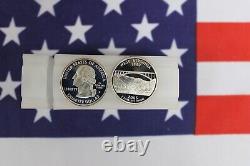 2005 S West Virginia State Quarter 90% Silver Proof Roll 40 US Coins