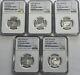 2006 S Ngc Pf70 Ultra Cameo Silver Proof 5 Coin Statehood Quarter Set 25c