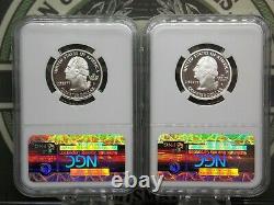 2006 S PROOF Silver STATE Quarter Set 25c (5 Coin) NGC PF70 Ultra Cameo #CF
