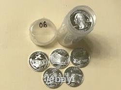 2006 S SILVER QUARTER ASSORTED ROLL (40-8 from each state) GEM PROOF QUARTERS