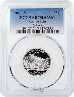 2006-S Silver Colorado State Quarter PCGS PR70