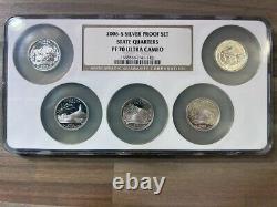 2006-S Silver Proof Set State Quarters PF70 Ultra Cameo