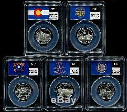 2006 S Silver State Quarter 5 Coin Proof Set PCGS PR70 DCAM 25C PR70DCAM