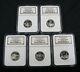2006 S Silver State Quarter Proof Complete 5 Coin Set Ngc Pf 70