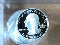2006-S South Dakota Statehood Silver Quarter DCAM Proof Lot of 11 Coins