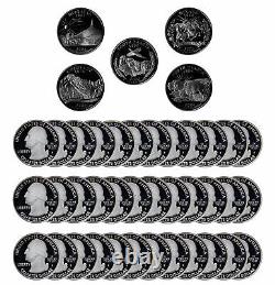 2006 S State Quarter Proof Roll Gem Deep Cameo 90% Silver 40 US Coins