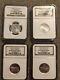 2006 Silver NGC Proof PF70 Ultra Cameo State Quarter Lot of 4 (all But Nevada)