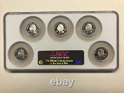 2006-s Ngc Pf 70 Ultra Cameo Silver State Quarters Set (bright Coins/no Toning)