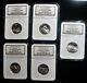 2006-s Silver Statehood Quarters Ngc Pf 70 Ultra Cameo 5 Coins Year Set
