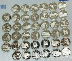 2007-2008 S State Quarter Roll Gem Deep Cameo 90% Silver Proof 40 US Coins M74