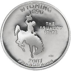 2007 S Proof State Quarter Set 10 Pack 90% Silver No Boxes or COAs 50 Coins