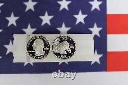 2008 S Alaska State Quarter 90% Silver Proof Roll 40 US Coins