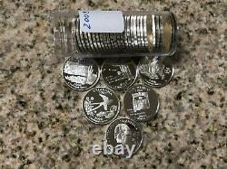 2008 S Silver Quarter Assorted Roll (40) Gem Proof Mirror-like Quarters