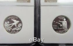 2008 S Silver Quarter Proof Set NGC PF 70 Ultra Cameo 5 coin set Popular Hawaii