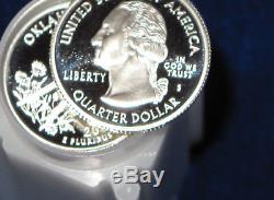 2008-S Statehood Silver Quarter Gem DCAM Proof Roll Set of 5 Rolls