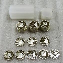 2008-S US Silver Proof State Quarters Lot of 38- Coins