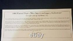2008 US MINT AMERICAN LEGACY COLLECTION PROOF SET WithState quarters+$1Pres. Coins