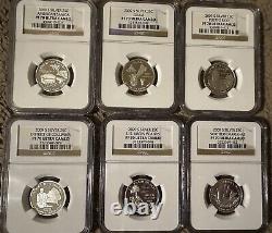 2009-S Silver Proof Statehood Quarter Set NGC PF70 Ultra Cameo