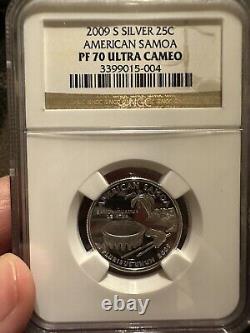 2009-S Silver Proof Statehood Quarter Set NGC PF70 Ultra Cameo