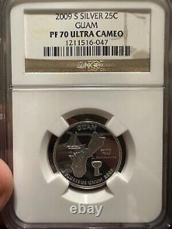 2009-S Silver Proof Statehood Quarter Set NGC PF70 Ultra Cameo