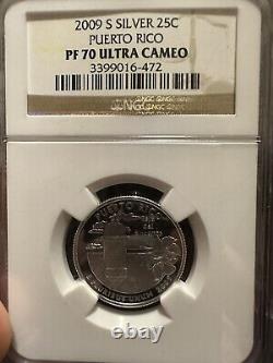 2009-S Silver Proof Statehood Quarter Set NGC PF70 Ultra Cameo